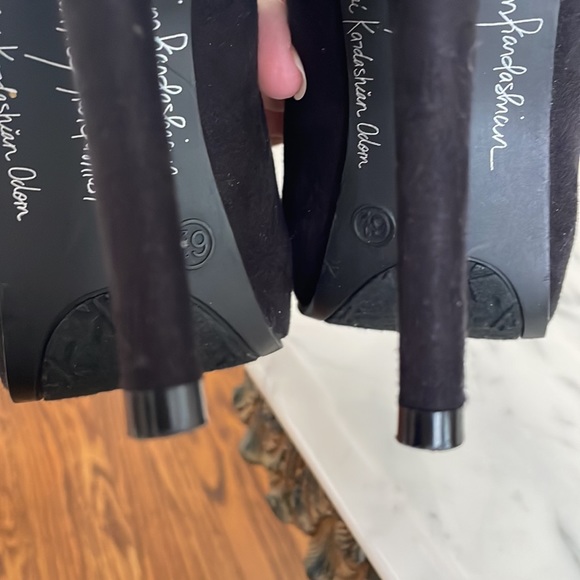 Kardashian kollection black heels NWOT - Picture 8 of 10